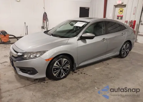 2017 Honda Civic Ex-L из США, поврежденный, VIN 2HGFC1F76HH636913